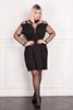 Picture of PLUS SIZE DRESS WITH ZIP AND CHIFFON